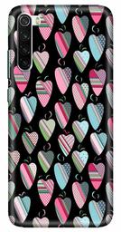 Amazon Brand - Solimo Designer Heart Pattern Design 3D Printed Hard Back Case Mobile Cover for Xiaomi Redmi Note 8