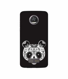 Amazon Brand - Solimo Designer Panda Illustrator 3D Printed Hard Back Case Mobile Cover for Moto Z2 Play