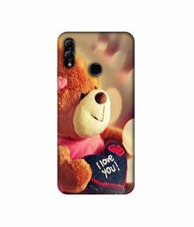 Amazon Brand - Solimo Designer Teddy Bear 3D Printed Hard Back Case Mobile Cover for Honor 10 Lite