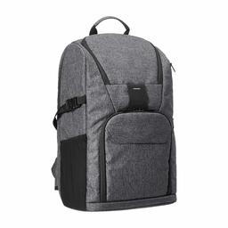 AmazonBasics Camera Backpack for Pro DSLR and Laptop - High Density Water-resistance 840D Polyester - Ash Grey