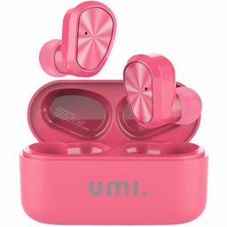 Umi. by Amazon - Écouteurs intra-auriculaires sans fil W9 Bluetooth 5.0 TWS (True Wireless) pour iPhone Samsung Huawei avec boîtier de charge breveté intelligent(rose)