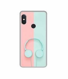 Amazon Brand - Solimo Designer Head Phone UV Printed Soft Back Case Mobile Cover for Mi Redmi Note 5 Pro