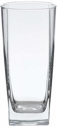 AmazonBasics Serene Coolers Glass Drinkware Set, 16-Ounce, Set of 6