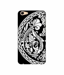 Amazon Brand - Solimo Designer Half Circle Rangoli 3D Printed Hard Back Case Mobile Cover for Oppo F3