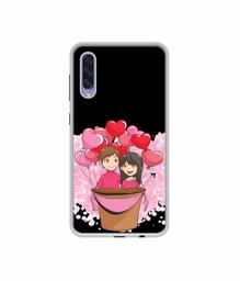 Amazon Brand - Solimo Designer Boy and Girl UV Printed Soft Back Case Mobile Cover for Samsung Galaxy A50s