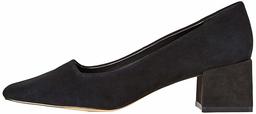 find. Amazon Brand Block Heel Suede Closed-Toe Pumps, Black, US 7.5