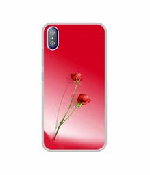 Amazon Brand - Solimo Designer Red Roses UV Printed Soft Back Case Mobile Cover for i Kall K8