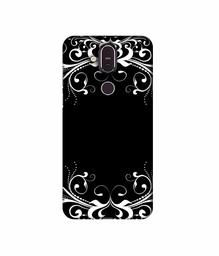 Amazon Brand - Solimo Designer Round Flower Crown 3D Printed Hard Back Case Mobile Cover for Nokia 8.1