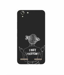 Amazon Brand - Solimo Designer I Hate Everyone 3D Printed Hard Back Case Mobile Cover for Lenovo Vibe K5 Plus