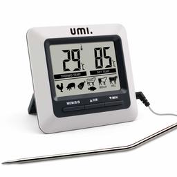 Umi. Essentials - Termômetro de cozinha digital com sonda termômetro carne com modo temporizador para alimentos forno churrasco grelha