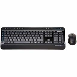 AmazonBasics - Juego de teclado y ratón inalámbricos, tamaño completo, versión ES (QWERTY)