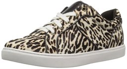 Amazon Brand - The Fix Women's Tawny Lace-up Fashion Sneaker, Snow Leopard, 6.5 B US