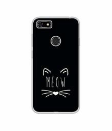 Amazon Brand - Solimo Designer Meow UV Printed Soft Back Case Mobile Cover for Lenovo A5