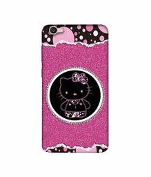 Amazon Brand - Solimo Designer Kitty with Glitter 3D Printed Hard Back Case Mobile Cover for Vivo V5