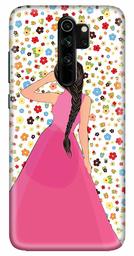 Amazon Brand - Solimo Designer Girl Design 3D Printed Hard Back Case Mobile Cover for Xiaomi Redmi Note 8 Pro