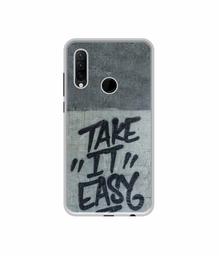 Amazon Brand - Solimo Designer Take It Easy UV Printed Soft Back Case Mobile Cover for Lenovo K10 Note