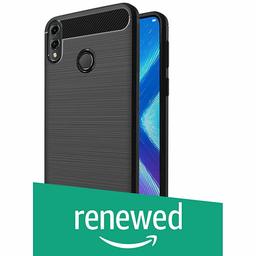 (Renewed) Amazon Brand - Solimo Protective Mobile Cover (Soft & Flexible Back Case) for Honor 8X (Black)