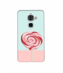 Amazon Brand - Solimo Designer Round Candy 3D Printed Hard Back Case Mobile Cover for LeTV Le 2