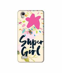 Amazon Brand - Solimo Designer Super Girl 3D Printed Hard Back Case Mobile Cover for Vivo Y31