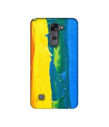 Amazon Brand - Solimo Designer Multicolor Line Color On Canvas 3D Printed Hard Back Case Mobile Cover for LG Stylus 2