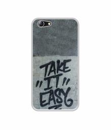 Amazon Brand - Solimo Designer Take It Easy UV Printed Soft Back Case Mobile Cover for Micromax Canvas 2 Q4310