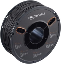 AmazonBasics ABS 3D Printer Filament, 1.75mm, Black, 1 kg Spool