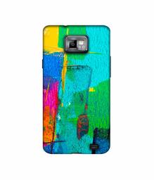 Amazon Brand - Solimo Designer Color Stokes 3D Printed Hard Back Case Mobile Cover for Samsung Galaxy S2