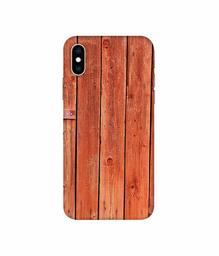 Amazon Brand - Solimo Designer Wooden Door 3D Printed Hard Back Case Mobile Cover for Apple iPhone Xs Max