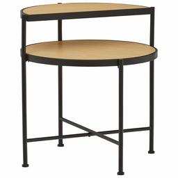 Amazon Brand – Stone & Beam 2-Tier Rustic Accent End Table, 26