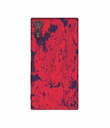 Amazon Brand - Solimo Designer Red Paint 3D Printed Hard Back Case Mobile Cover for Sony Xperia XZ Dual