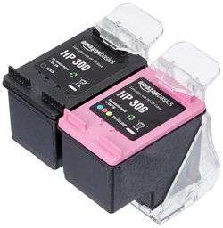 AmazonBasics Remanufactured Ink Cartridge Replacement for HP 300XL