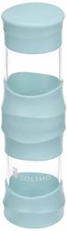 Amazon Brand - Solimo Borosilicate Glass Sports Bottle, 470 ml, Blue