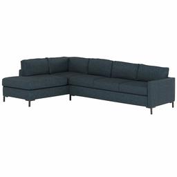 Amazon Brand – Rivet Edgewest Low Back Modern Left L-Sectional, 116