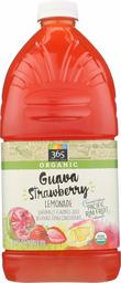 365 Everyday Value, Organic Guava Strawberry Lemonade, 64 fl oz