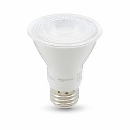 AmazonBasics 50W Equivalent, Daylight, Dimmable, 10,000 Hour Lifetime, PAR20 LED Light Bulb | 6-Pack (Renewed)