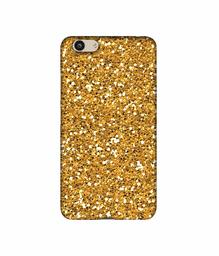 Amazon Brand - Solimo Designer Golden Sparkle 3D Printed Hard Back Case Mobile Cover for Vivo Y53