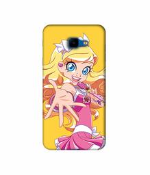 Amazon Brand - Solimo Designer Singing Girl Vector 3D Printed Hard Back Case Mobile Cover for Samsung Galaxy J4 Core