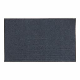 AmazonBasics Poly Linear-Rib Commercial Carpet Vinyl-Backed Mat 4X6 Blue