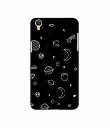 Amazon Brand - Solimo Designer Solar System 3D Printed Hard Back Case Mobile Cover for Oppo F1 Plus