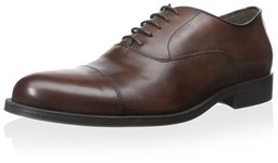 Franklin & Freeman Men's Davis Cap Toe Oxford, Chestnut, 11 M US