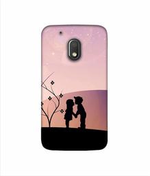 Amazon Brand - Solimo Designer Kiss-ing Couple 3D Printed Hard Back Case Mobile Cover for Motorola Moto G4 Play