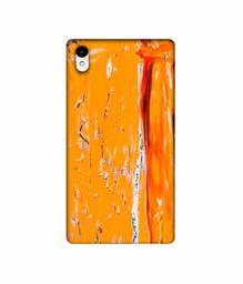 Amazon Brand - Solimo Designer Gold Yellow Paint 3D Printed Hard Back Case Mobile Cover for Sony Xperia Z2