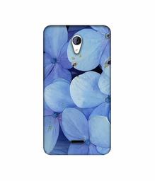 Amazon Brand - Solimo Designer Light Blue Flower Photography 3D Printed Hard Back Case Mobile Cover for Micromax Canvas Unite 2 A106