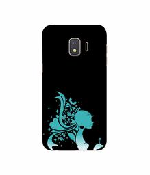 Amazon Brand - Solimo Designer Lady Vector N 3D Printed Hard Back Case Mobile Cover for Samsung Galaxy J2 Core