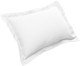 Pinzon 100% Coton Jacquard Motif Avalon Matelasse, Coton, Blanc, Standard