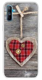 Amazon Brand - Solimo Designer Multicolor Heart Tag Design Printed Soft Back Case Mobile Cover for Realme C3