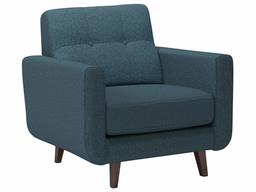 Amazon Brand – Rivet Sloane Mid-Century Modern Armchair with Tapered Legs, 32.7