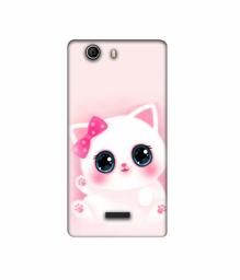 Amazon Brand - Solimo Designer Babby Kitty 3D Printed Hard Back Case Mobile Cover for Micromax Canvas Nitro 2 E311