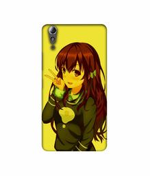 Amazon Brand - Solimo Designer DJ Girl Vector 3D Printed Hard Back Case Mobile Cover for Lenovo A6000 / A6000 Plus