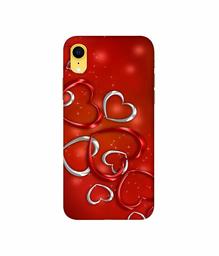 Amazon Brand - Solimo Designer Hearts 3D Printed Hard Back Case Mobile Cover for Apple iPhone XR